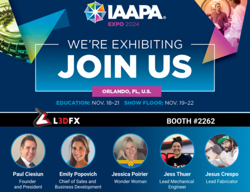 L3DFX to Announce its Latest Project Live on the IAAPA Expo 2024 Tradeshow Floor